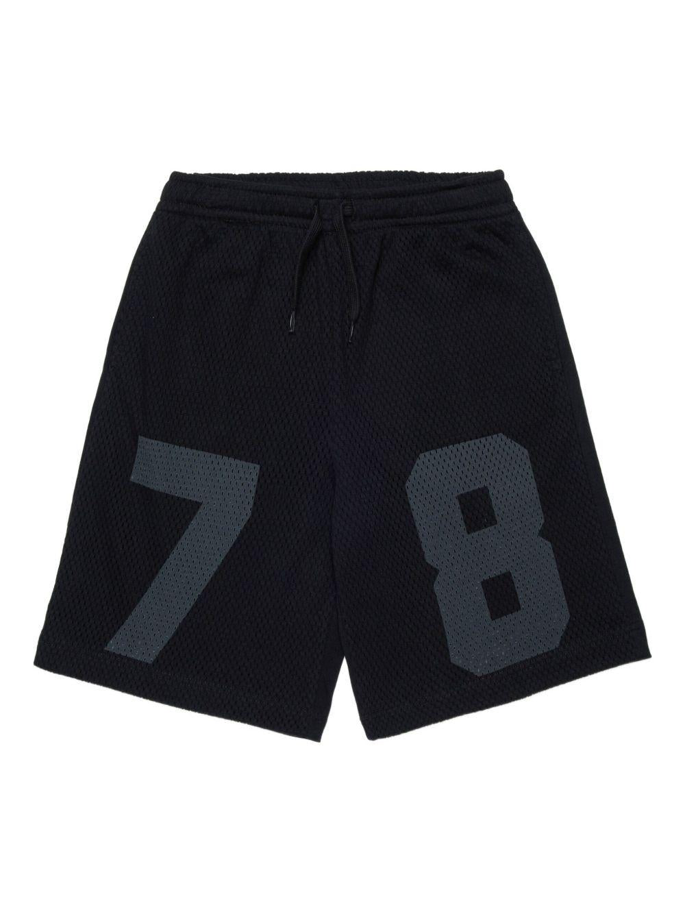 Bermuda shorts in cotton mesh J02679 KYA0MK900 DIESEL KIDS