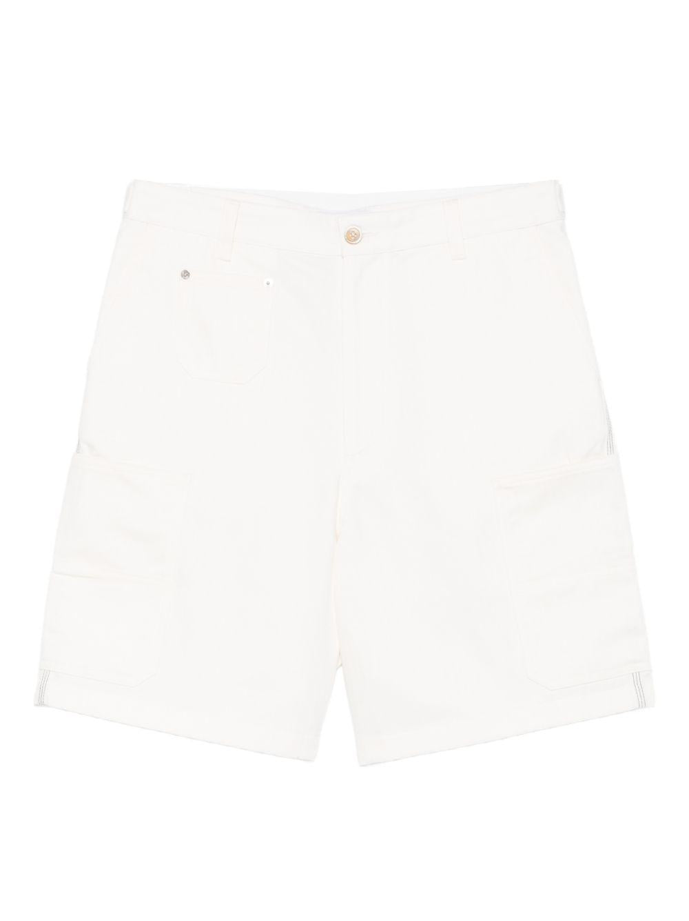 Cargo bermuda shorts in herringbone denim BM51PK5171 100 GIVENCHY
