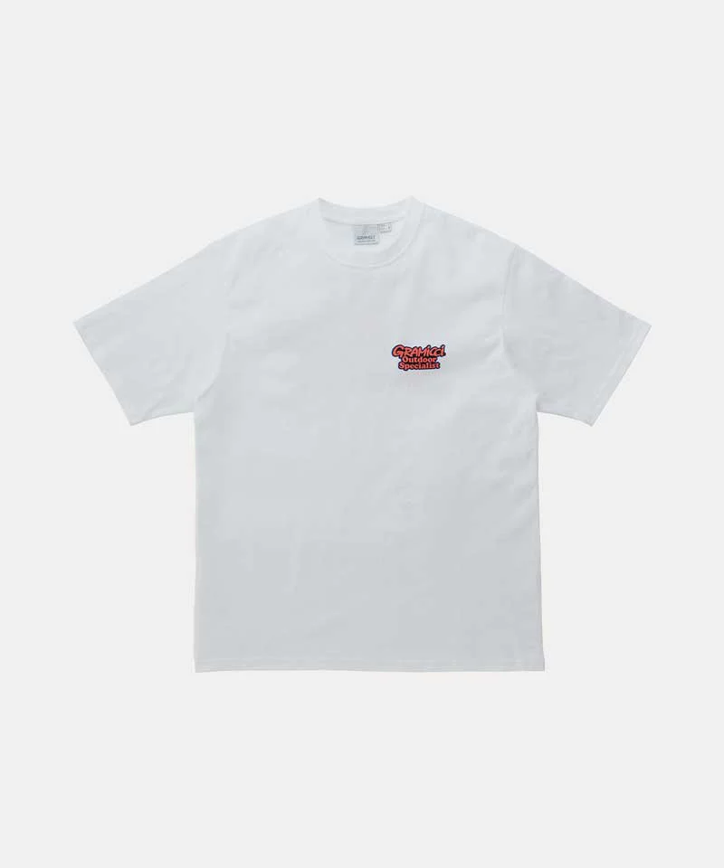 Outdoor Specialist Tee<BR/> G4SU T071WHITE GRAMICCI