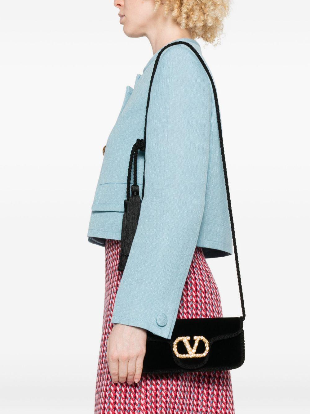 Locò Mini Velvet Clutch 7W2B0R92GNL EDM VALENTINO GARAVANI