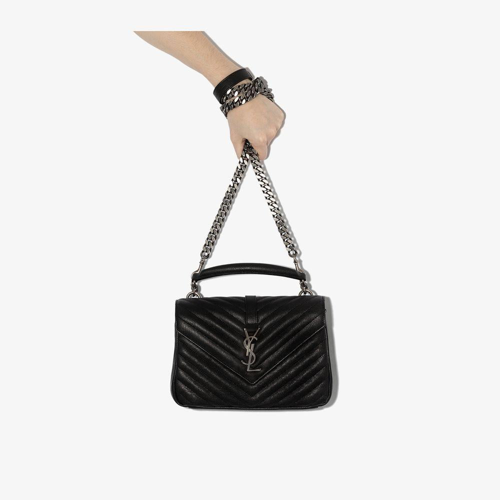 Medium College shoulder bag 600279BRM04 1000 SAINT LAURENT