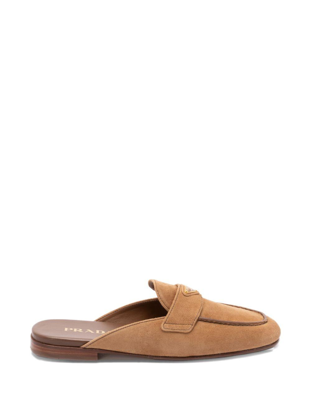 Suede slippers 1D766N103 F-010F0401 PRADA