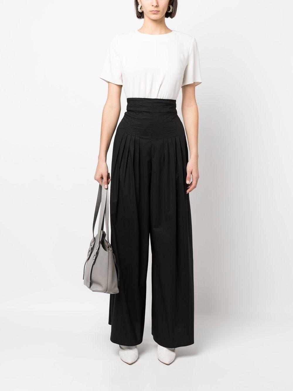 Short-sleeved cady blouse<BR/><BR/> D312430 PANTY002 P.A.R.O.S.H.