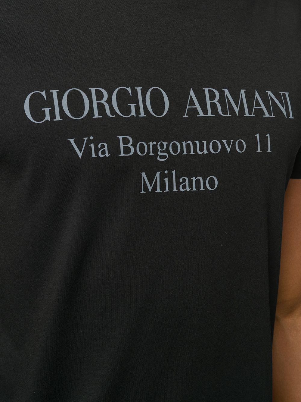 Borgonuovo 11 crew-neck T-shirt 3GST57 SJMCZUC99 GIORGIO ARMANI