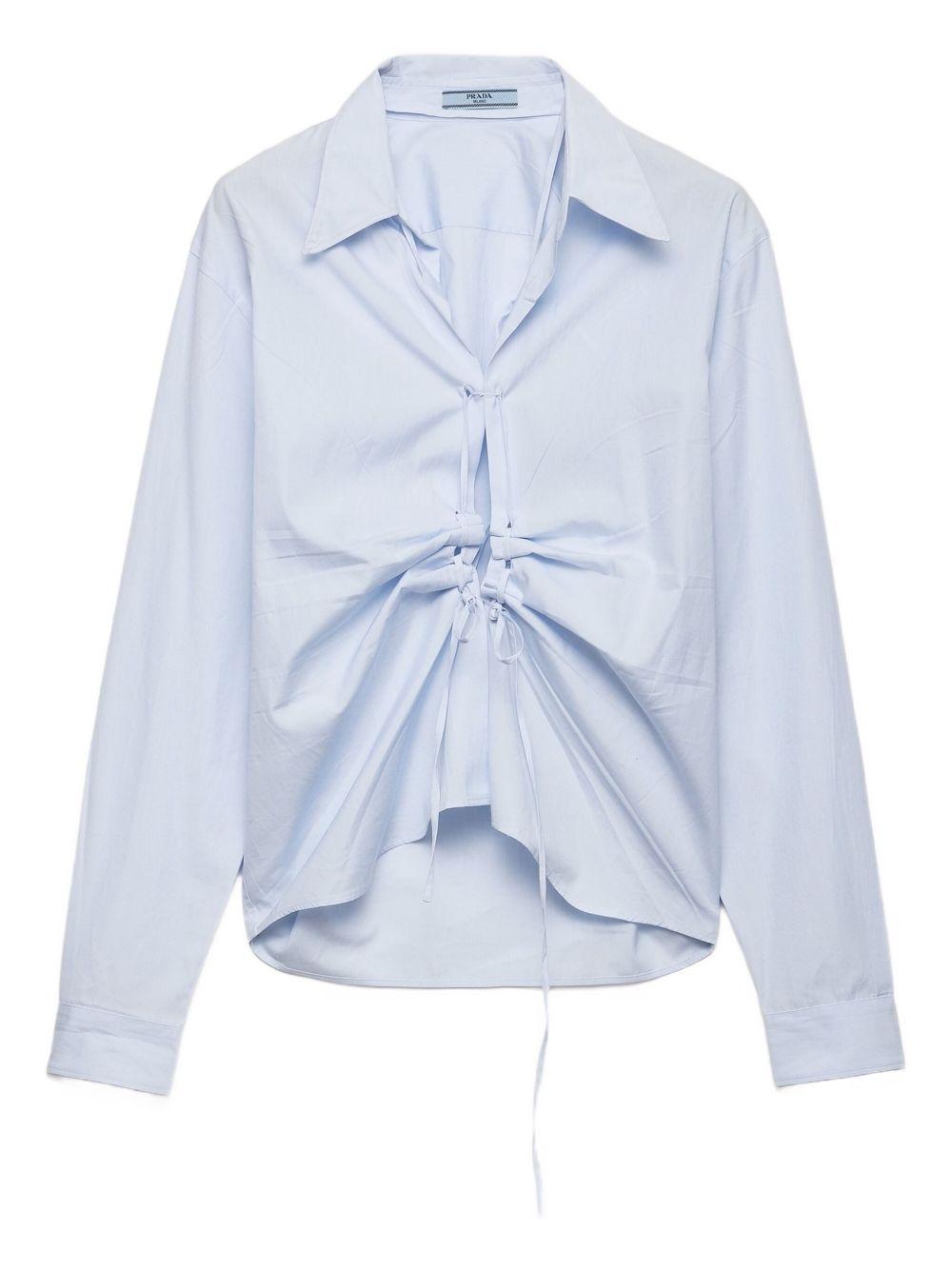 Fil-à-fil shirt P481I1650 S-OOOF0M10 PRADA