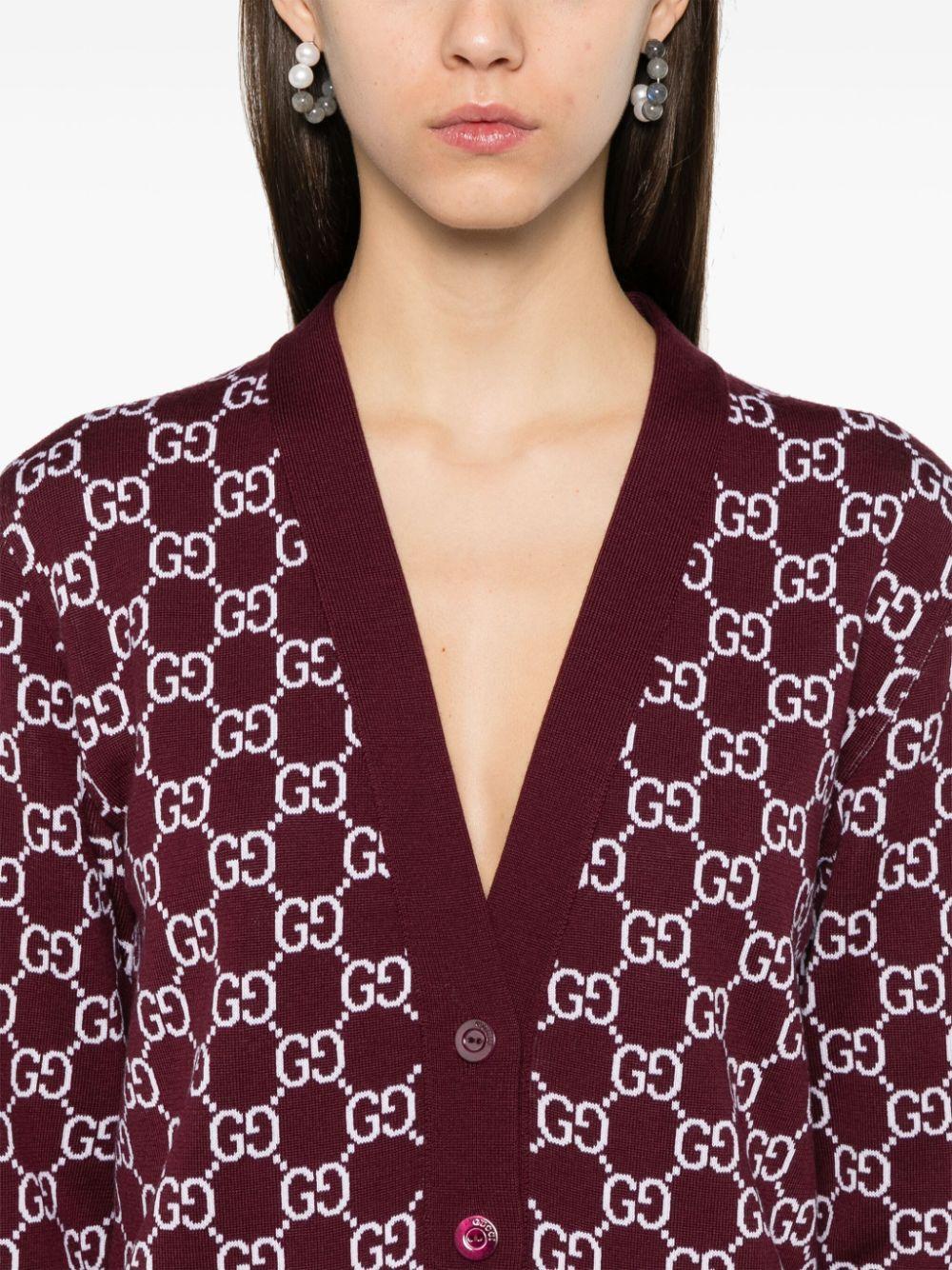 GG reversible cardigan<BR/><BR/><BR/> 798157 XKD8T6419 GUCCI