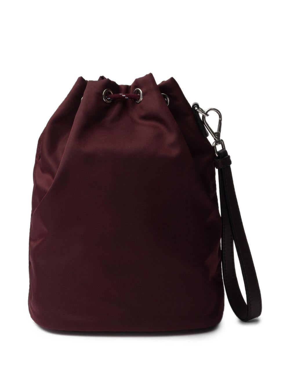 Speedrock Re-Nylon and leather pouch 2NE0672HE1 F0007 PRADA