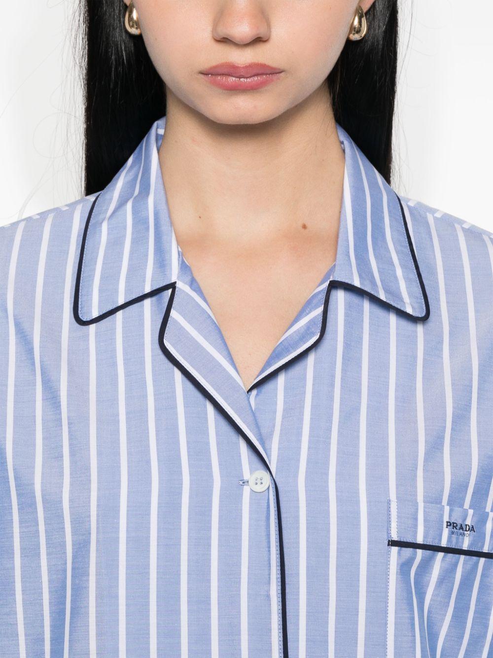 Striped shirt<BR/><BR/><BR/> P482HR 16BWF0013 PRADA