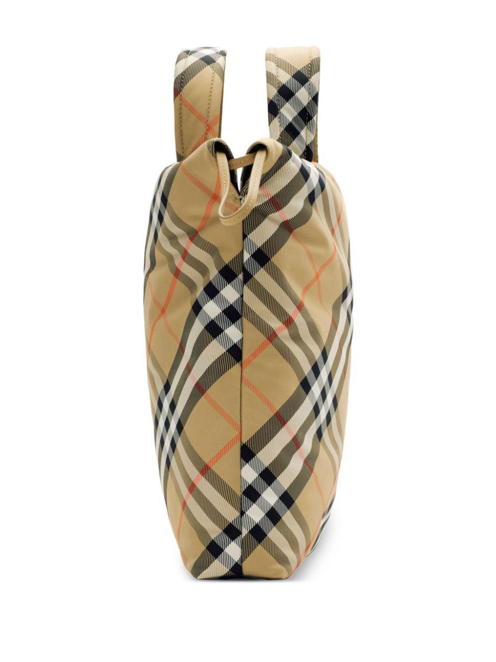 Check tote bag<BR/><BR/><BR/> 8100211 B9368 BURBERRY KIDS