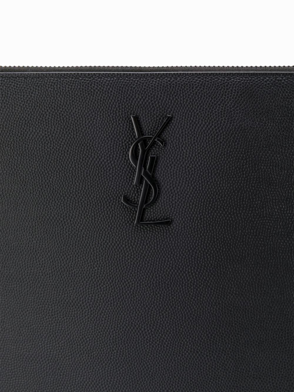 Monogram plaque clutch bag 534680BTY0U 1000 SAINT LAURENT