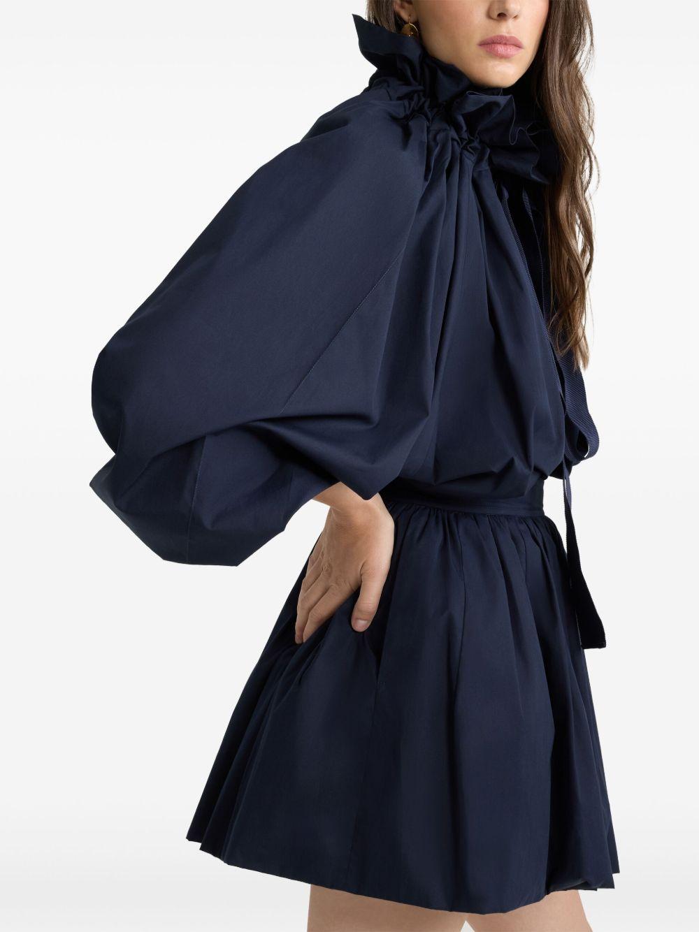 Iconic drawstring poplin top<BR/><BR/> TO0170017 699N PATOU