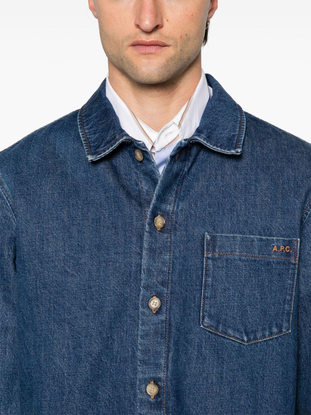 Denim shirt COHTD H02837IAL A.P.C.