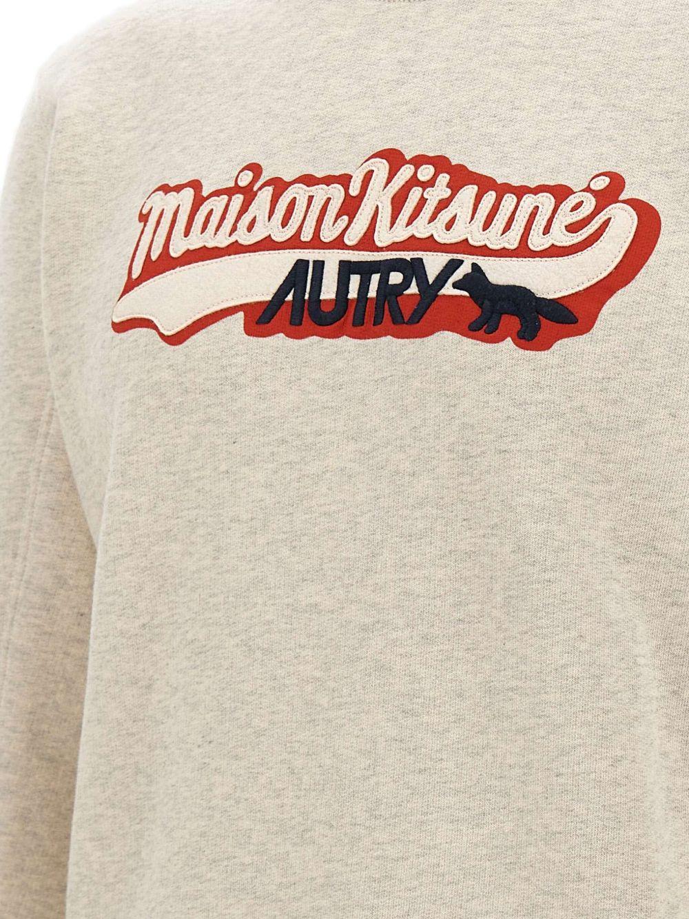 AUTRY X MAISON KITSUNE<BR/>Logo sweater SWPX MK1MKITSUNEMEL AUTRY x MAISON KITSUNÉ