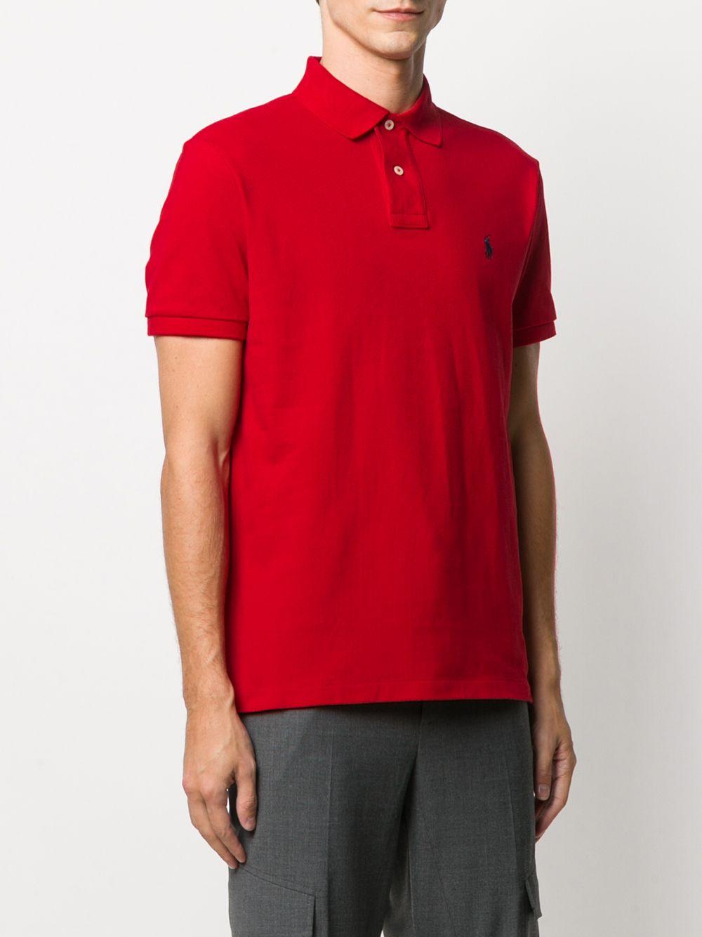 Polo con ricamo<BR/><BR/><BR/> 710666998003 RL2000 RED POLO RALPH LAUREN
