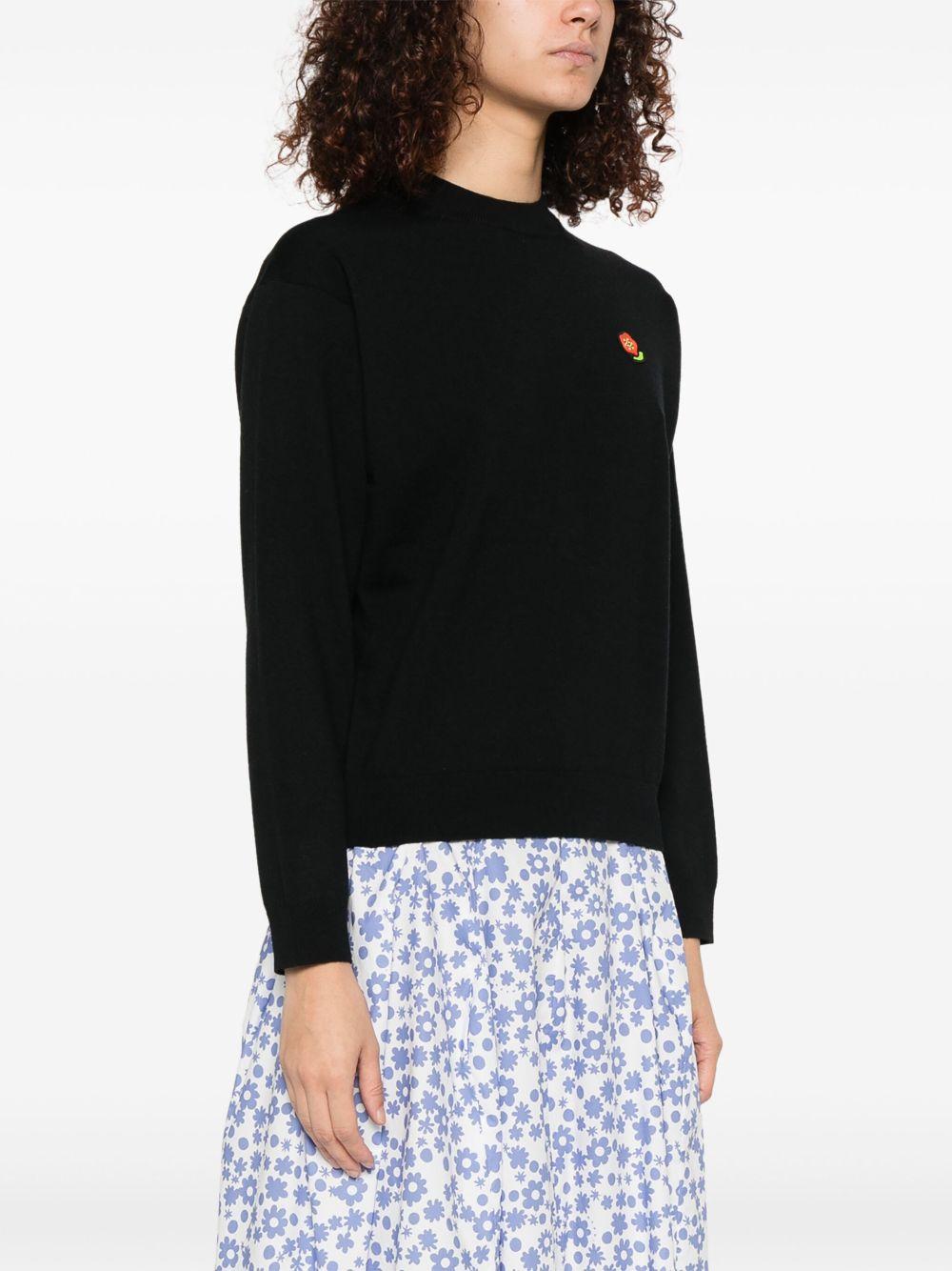 Logo flower sweatshirt FF52PU7123LB 99J KENZO