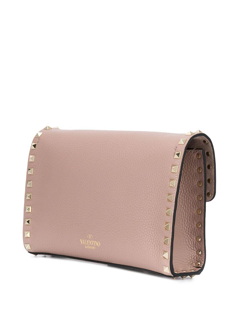 Rockstud clutch bag<BR/><BR/><BR/> 6W2B0181VSF P45 VALENTINO GARAVANI