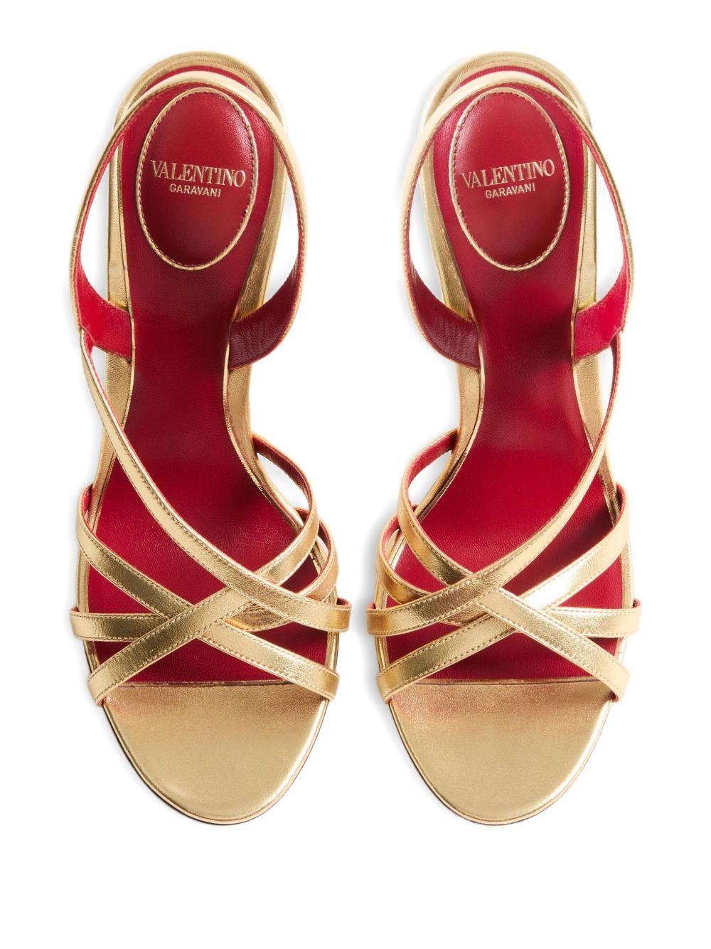 Fetishique Sandal In Laminated Nappa 7W0S0NC6MNN I8M VALENTINO GARAVANI