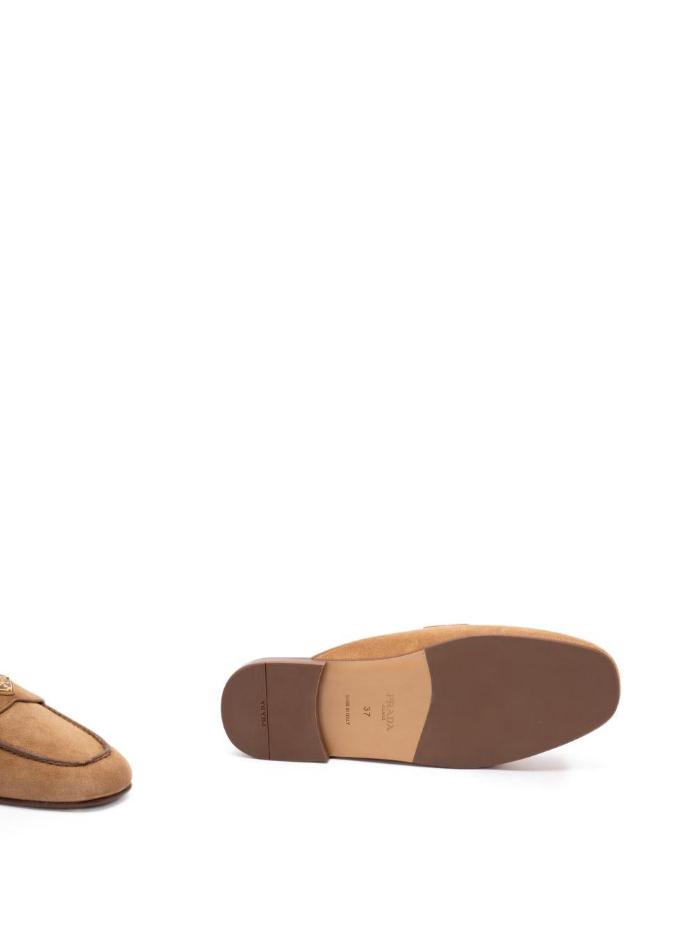 Suede slippers 1D766N103 F-010F0401 PRADA