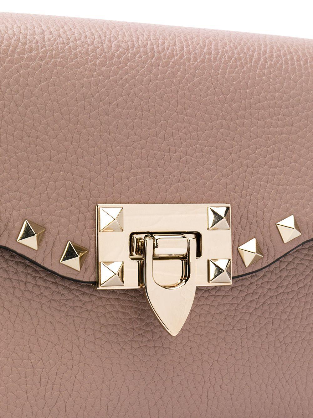 Rockstud clutch bag<BR/><BR/><BR/> 6W2B0181VSF P45 VALENTINO GARAVANI