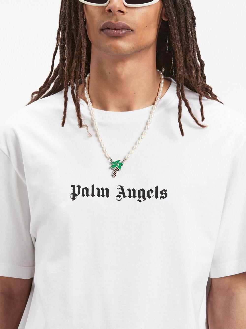 Logo motif T-shirt PMAA089S24 JER0020110 PALM ANGELS