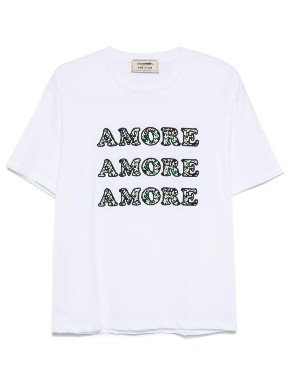 Amore T-shirt<BR/><BR/><BR/> AE-S100-CO 000LOVE ALESSANDRO ENRIQUEZ