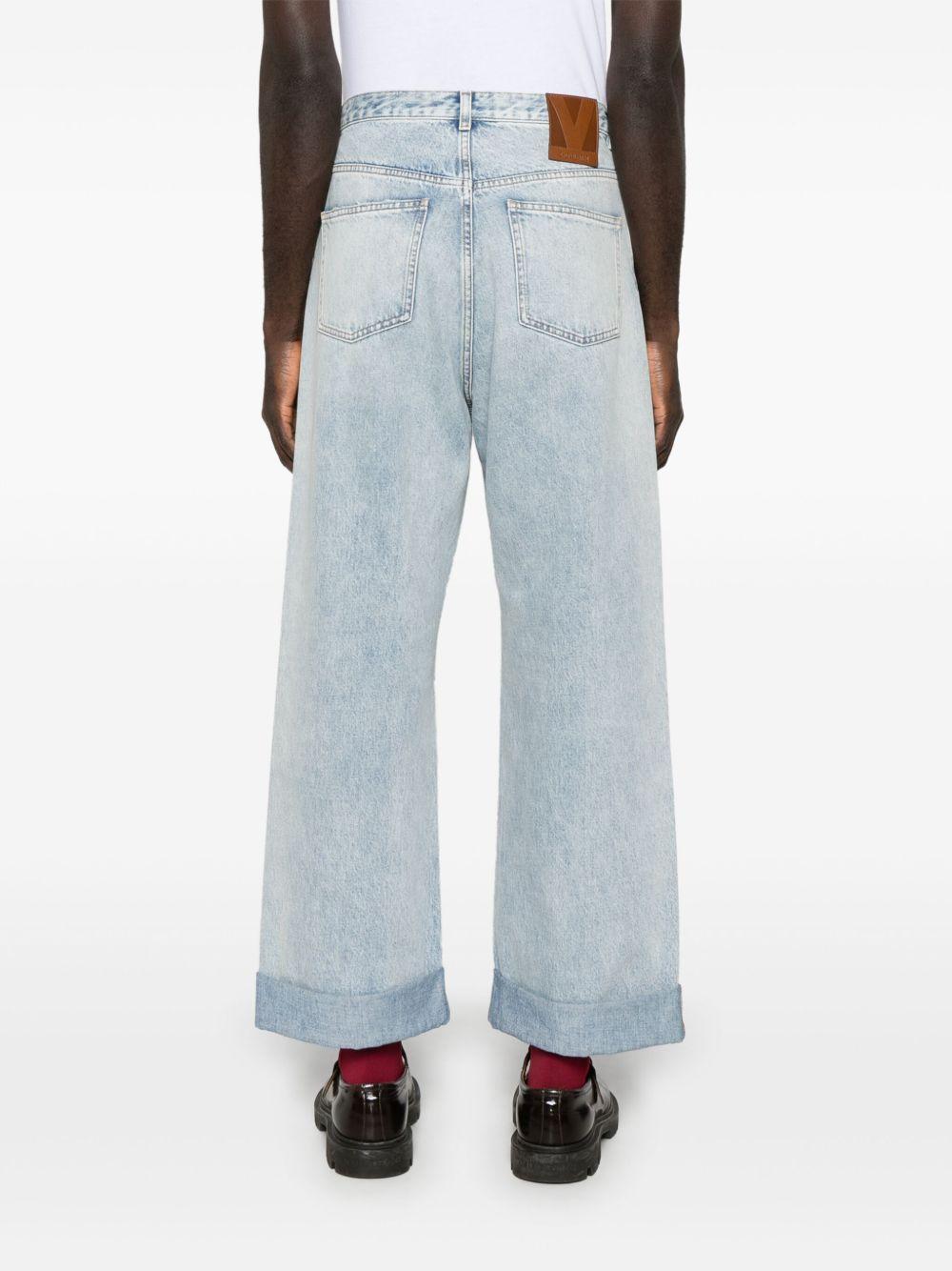 Wide-leg jeans<BR/><BR/><BR/> 6V3DE04GARE 508 VALENTINO GARAVANI