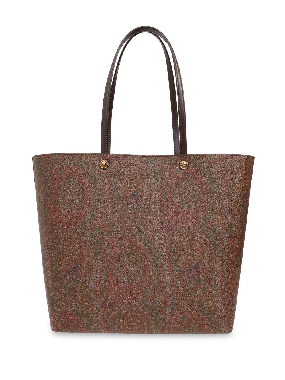 ESSENTIAL MAXI BAG IN ARNICA WITH CLUTCH WP1D0023 AA001M0019 ETRO