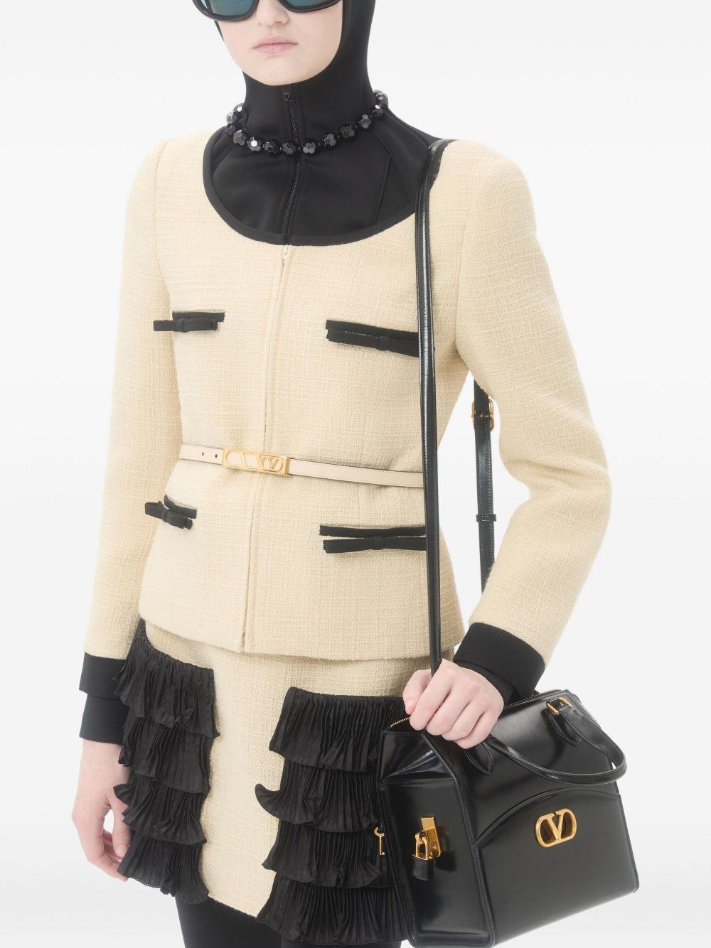 Plain Wool Tweed Jacket 7B0CE4T590Y DNG VALENTINO GARAVANI