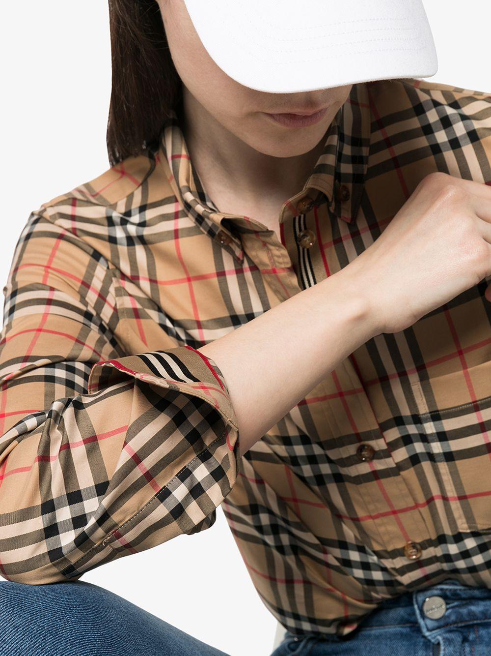 Vintage Check button-down shirt 8022284 ARCHIVE BEIGE BURBERRY