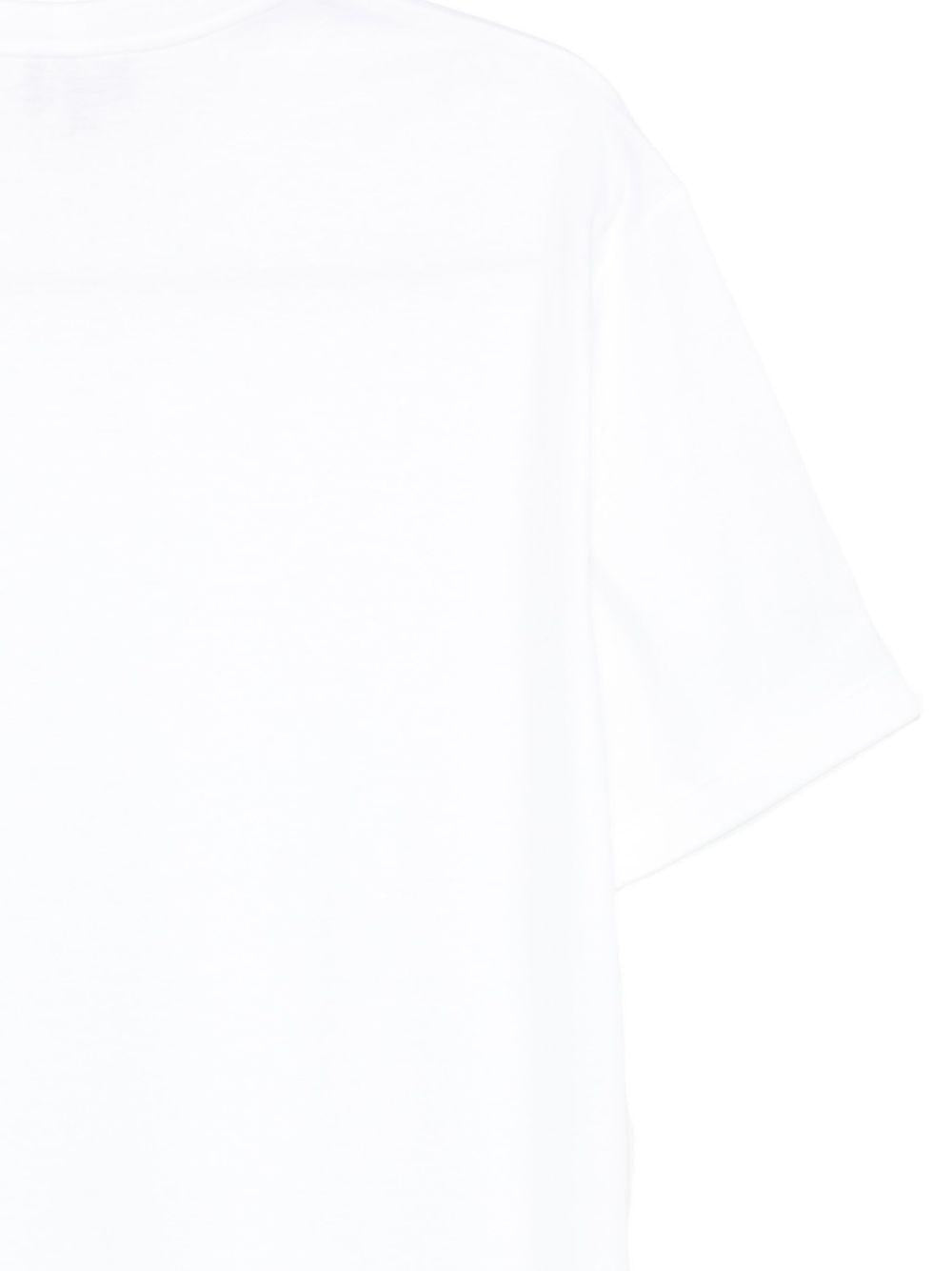 Cotton-interlock T-shirt with embroidered logo 3HSM72 SJTKZU0002 GIORGIO ARMANI