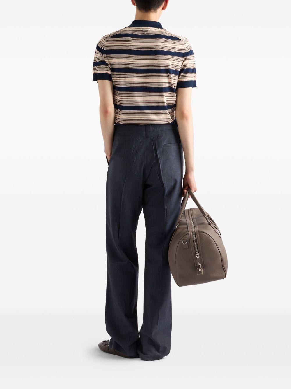 Striped cotton polo shirt UMF06417O6 S-OOOF0008 PRADA