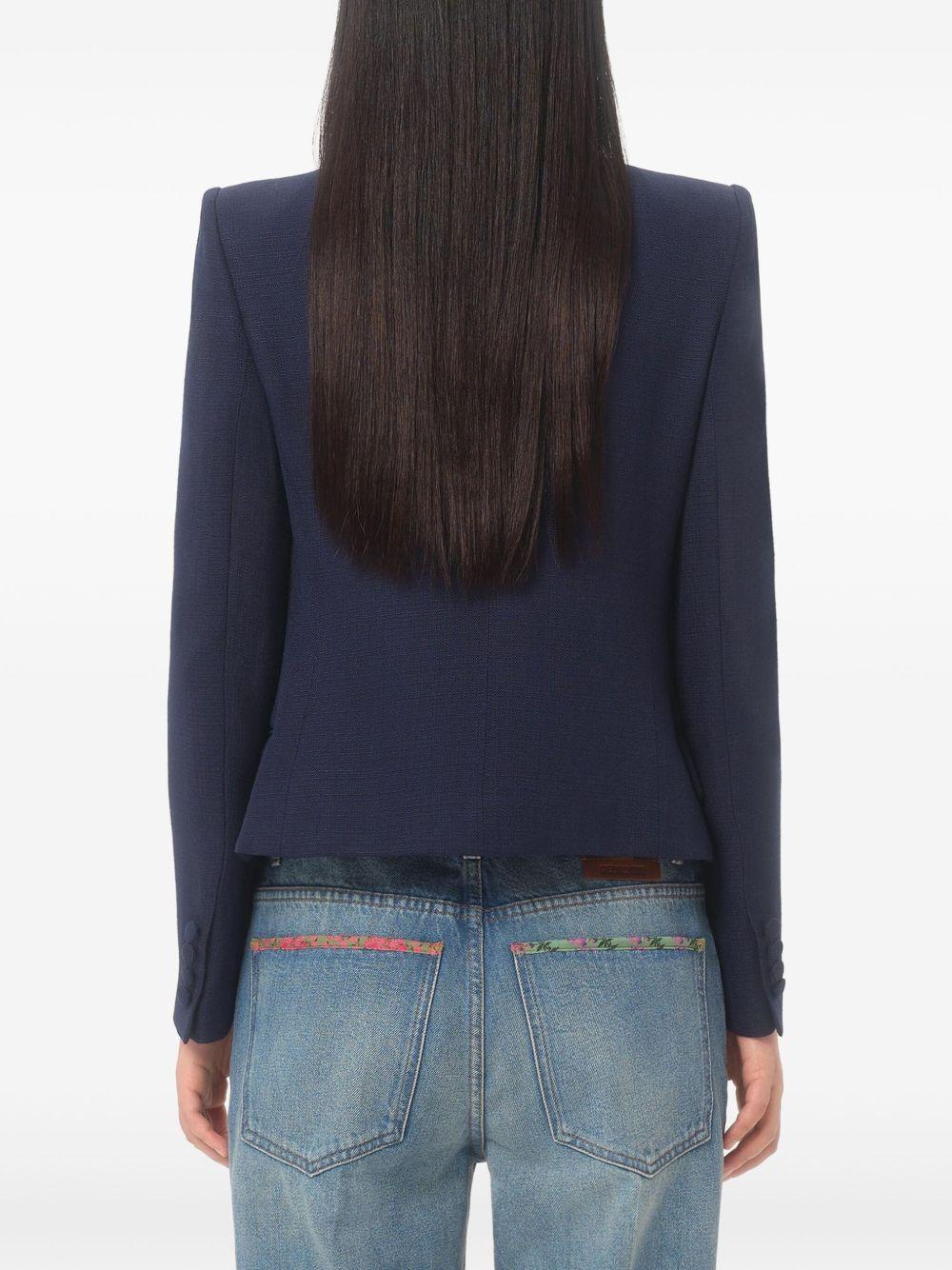 VISCOSE JACKET WITH BOW<BR/><BR/><BR/> 6B0CEI3298T 9QL VALENTINO GARAVANI
