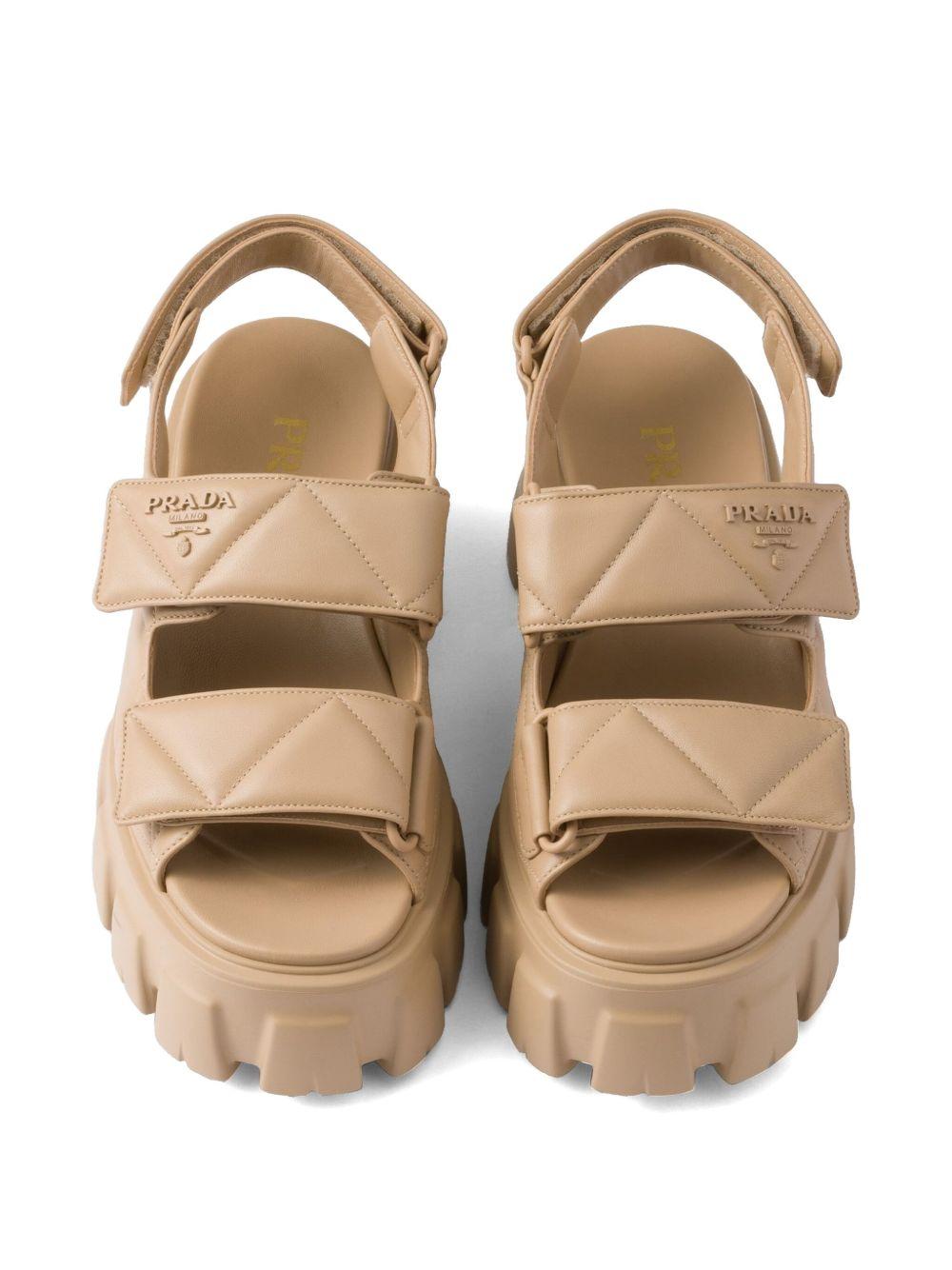55mm Monolith sandals<BR/><BR/><BR/> 1X439N 038F0036 PRADA