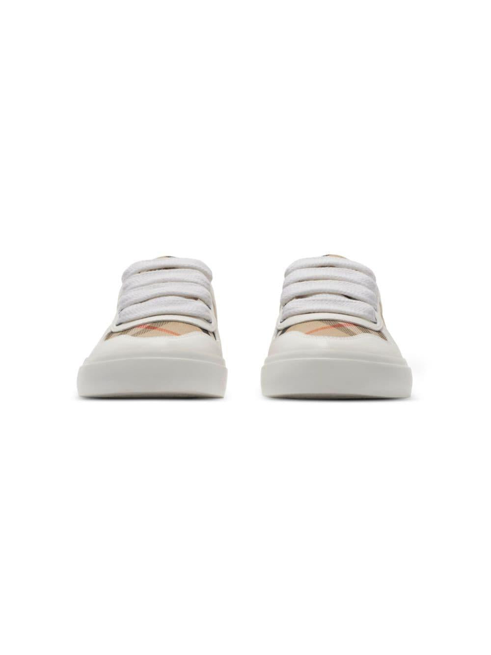 Check cotton sneakers 8089736 B9368 BURBERRY KIDS