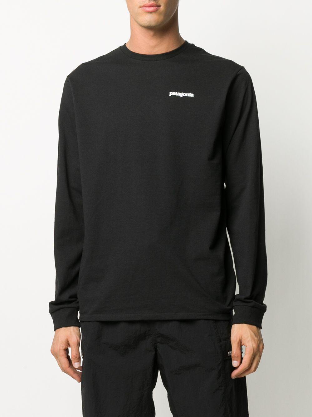 P-6 long-sleeved T-shirt<BR/><BR/> 38518 BLK PATAGONIA