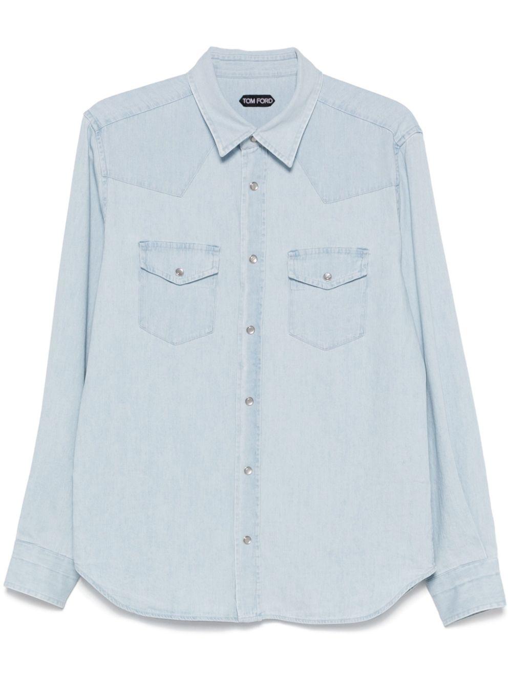 Denim shirt<BR/><BR/><BR/> HDS001 FMC130F24HB215 TOM FORD