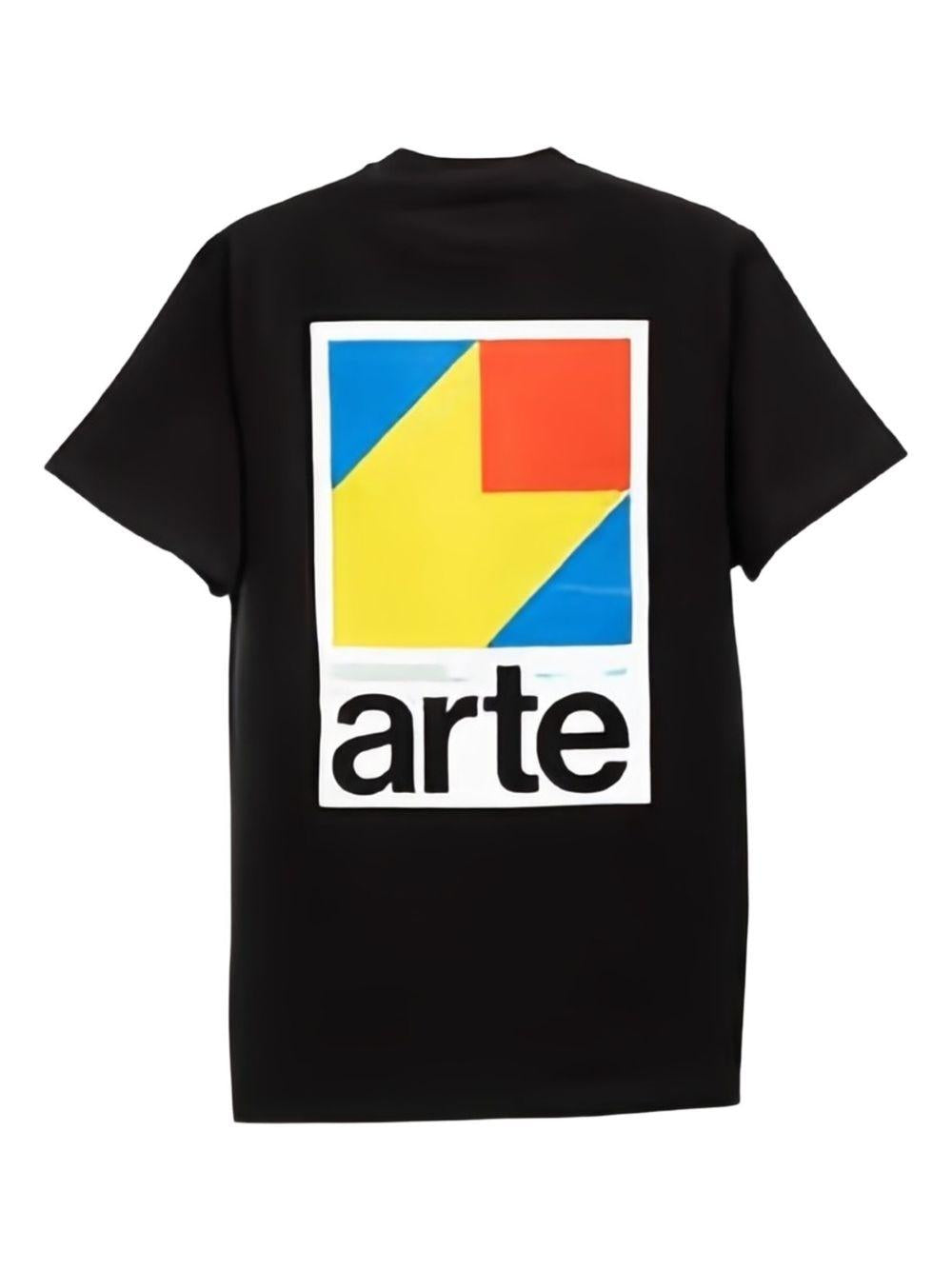 Logo-print T-shirt 009T BLACK ARTE ANTWERP