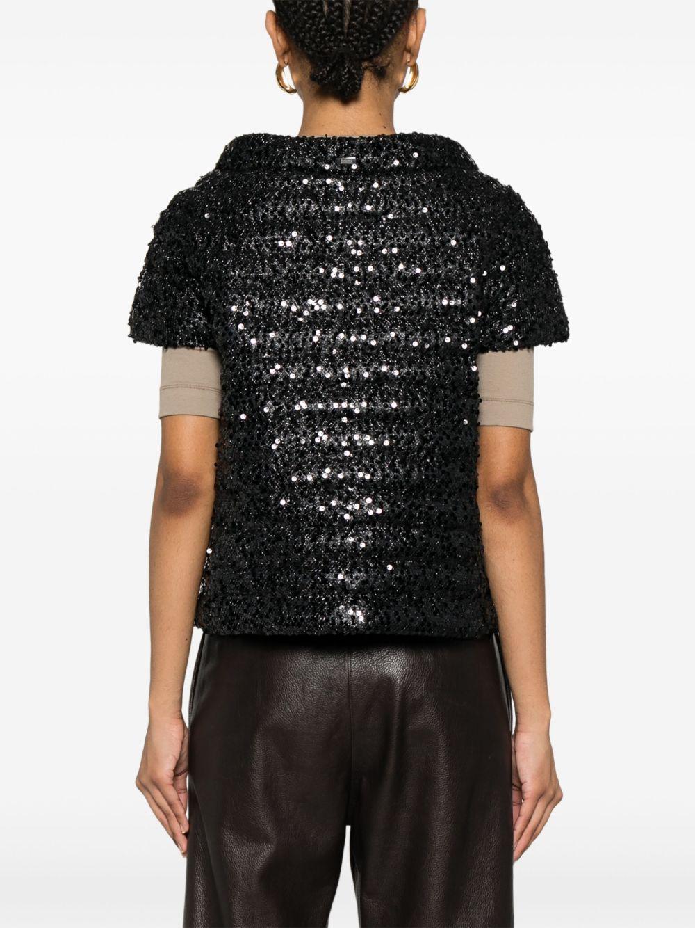 Sequinned puffer jacket<BR/><BR/><BR/> PI002038D 127059300 HERNO