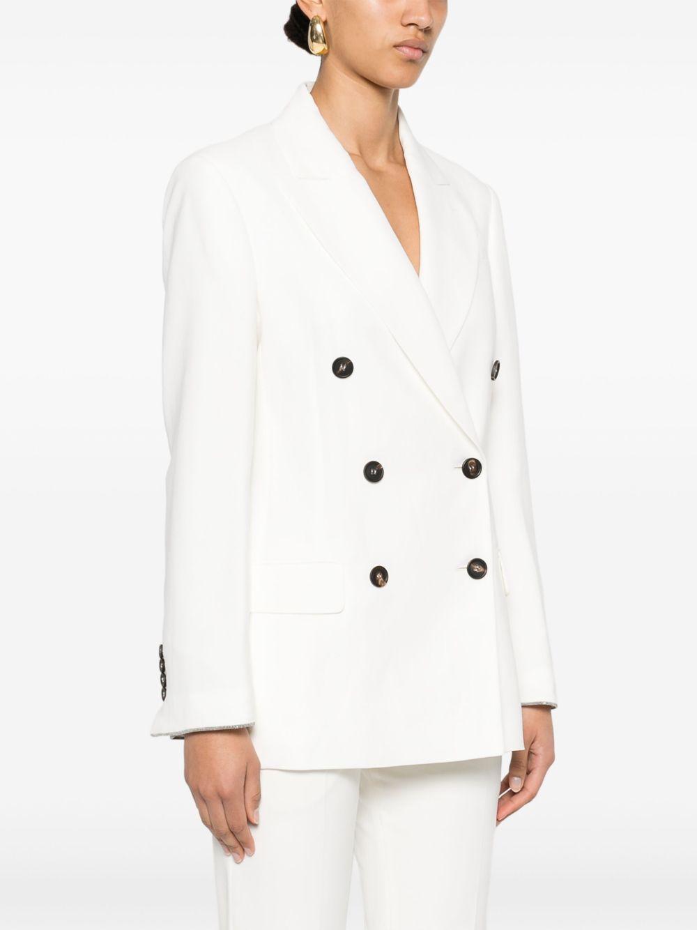 Double-breasted blazer<BR/><BR/><BR/> MH1267040 C600 BRUNELLO CUCINELLI