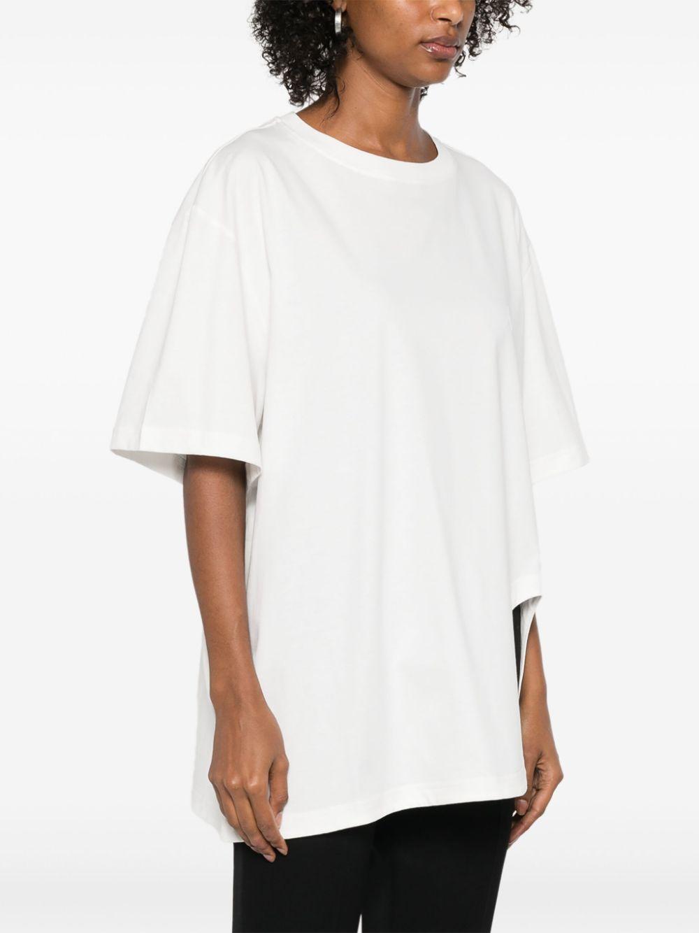 Asymetric T-shirt<BR/><BR/><BR/> 250WCT00350 JJJ025AA001 THE ATTICO