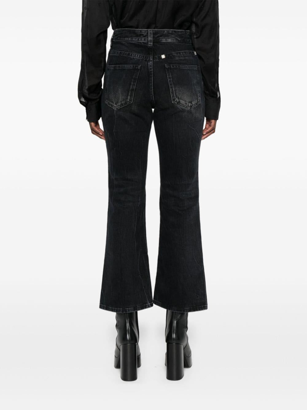 Logo-plaque bootcut jeans<BR/><BR/><BR/> BW513J5 Y3P001 GIVENCHY