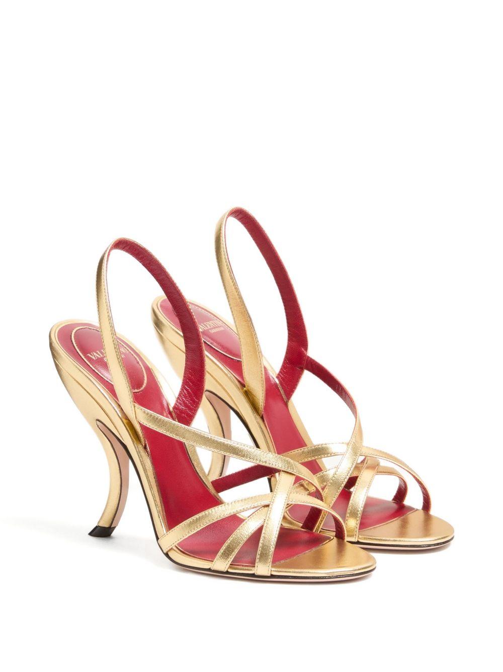 Fetishique Sandal In Laminated Nappa 7W0S0NC6MNN I8M VALENTINO GARAVANI