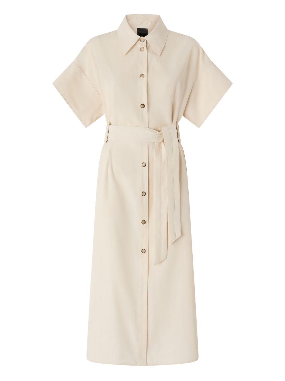 Midi shirt dress with belt 106309 A2ERC03 PINKO