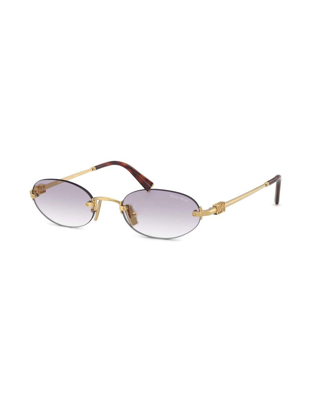 Round-frame sunglasses<BR/><BR/> 0MU A54S 5AK04O51 MIU MIU