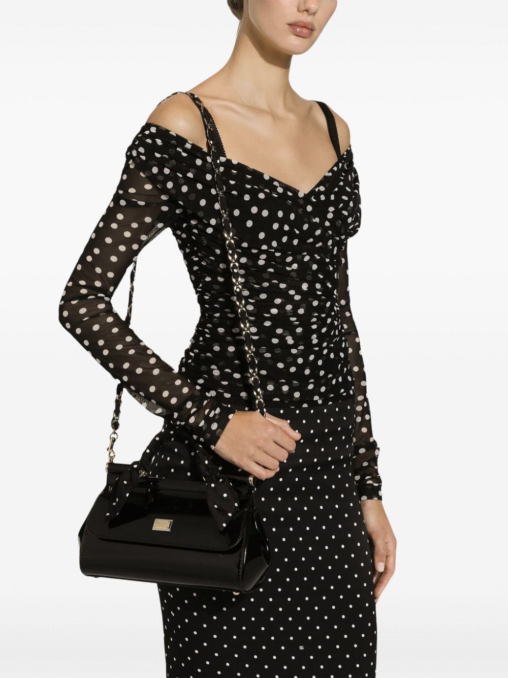 Polka-dot tulle top<BR/><BR/><BR/> F7AB5T FSRP2HNBDW DOLCE & GABBANA