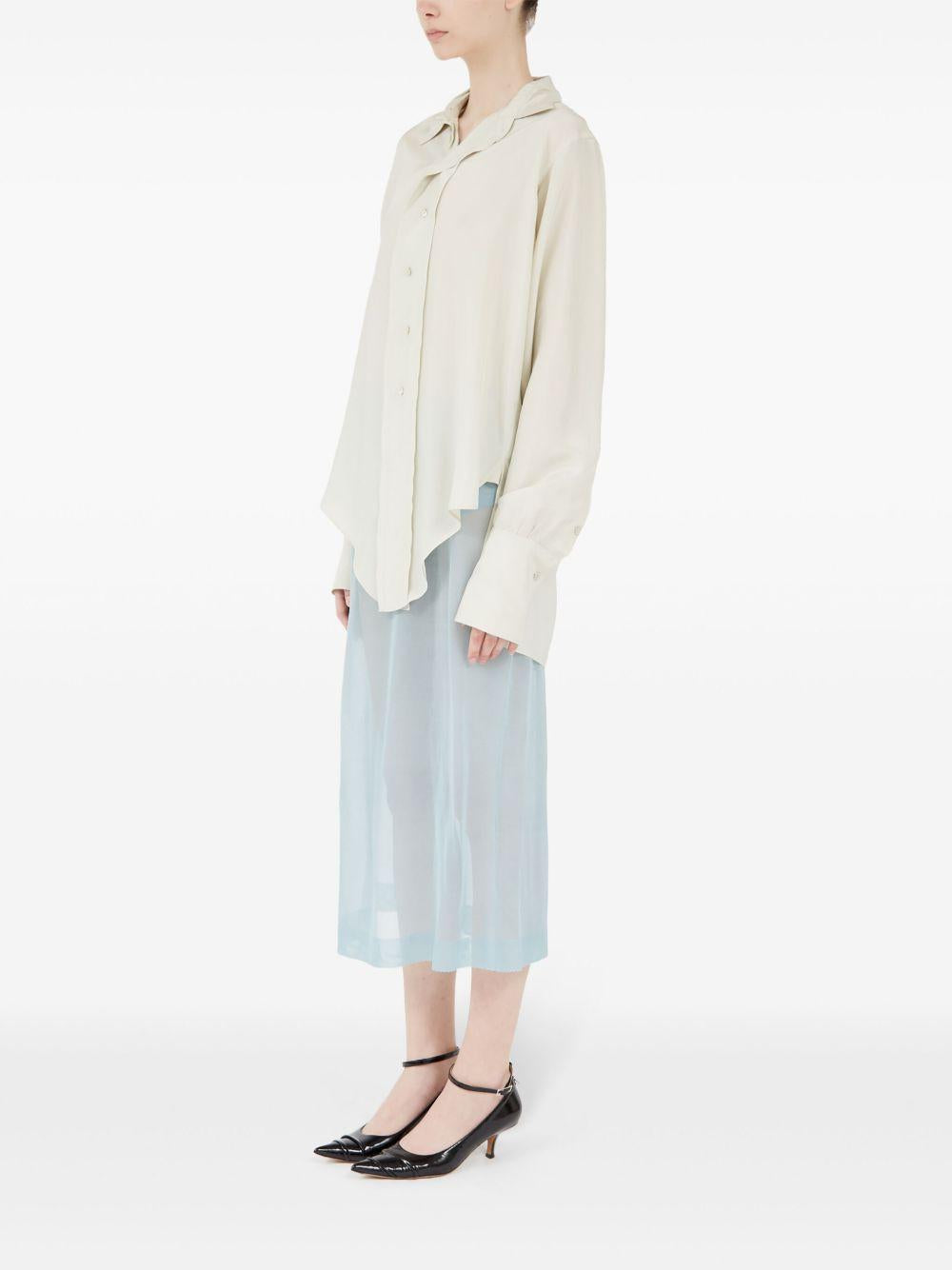 Long-sleeve buttoned shirt<BR/><BR/> S51DT0020 S76632729 MAISON MARGIELA