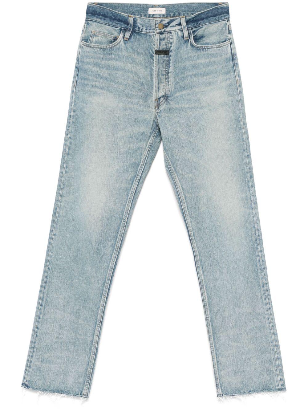 Classic five-pockets jeans FGE240. 408DNMINDIGO 2 FEAR OF GOD