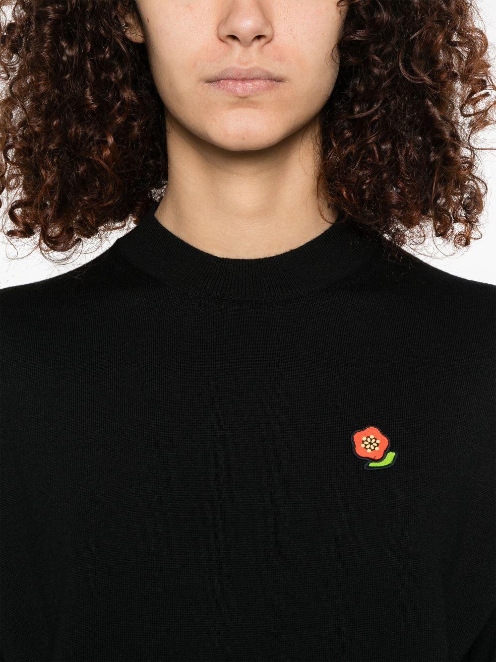 Logo flower sweatshirt FF52PU7123LB 99J KENZO