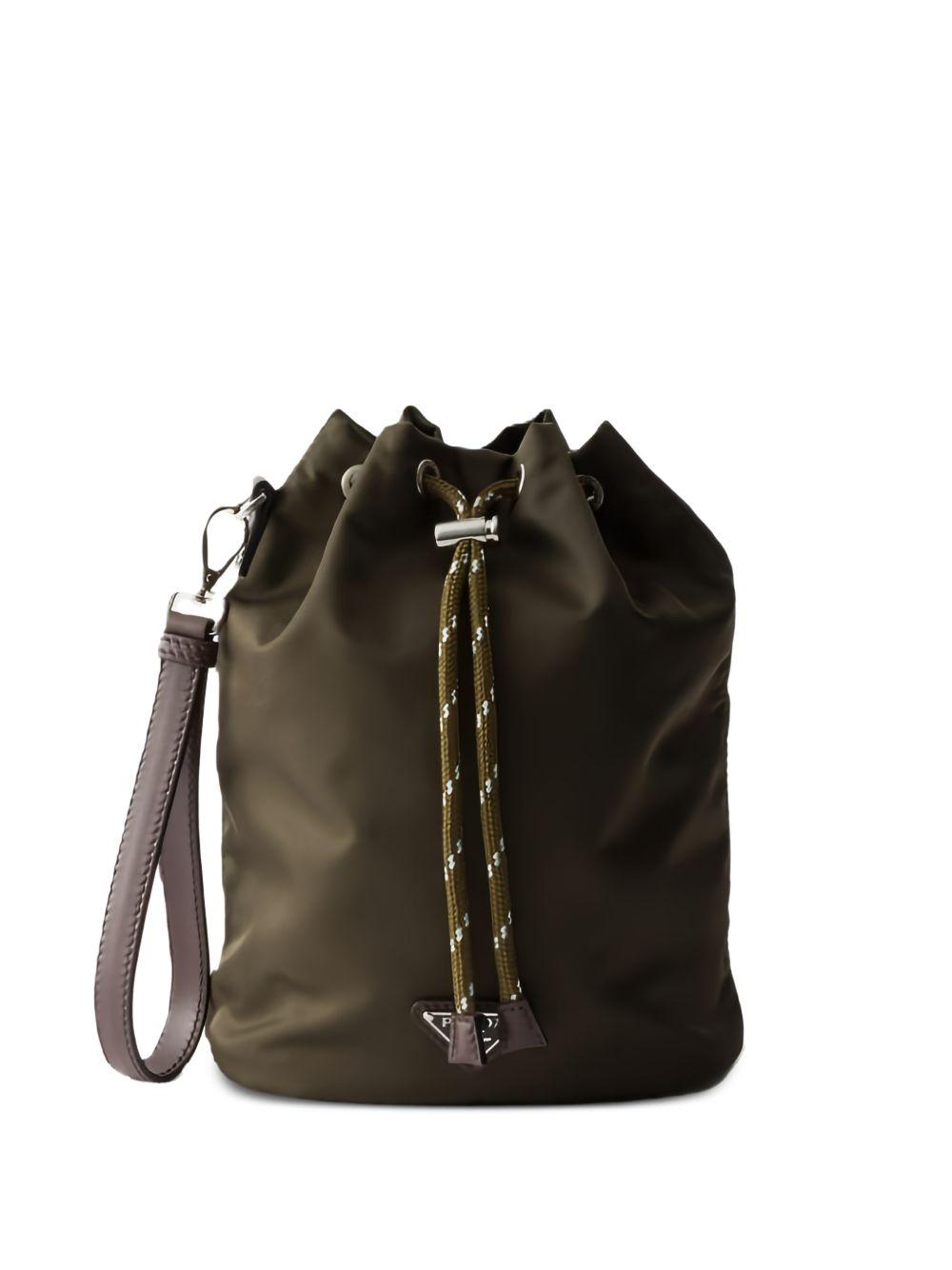 Speedrock Re-Nylon and leather pouch 2NE0672HE1 F0334 PRADA