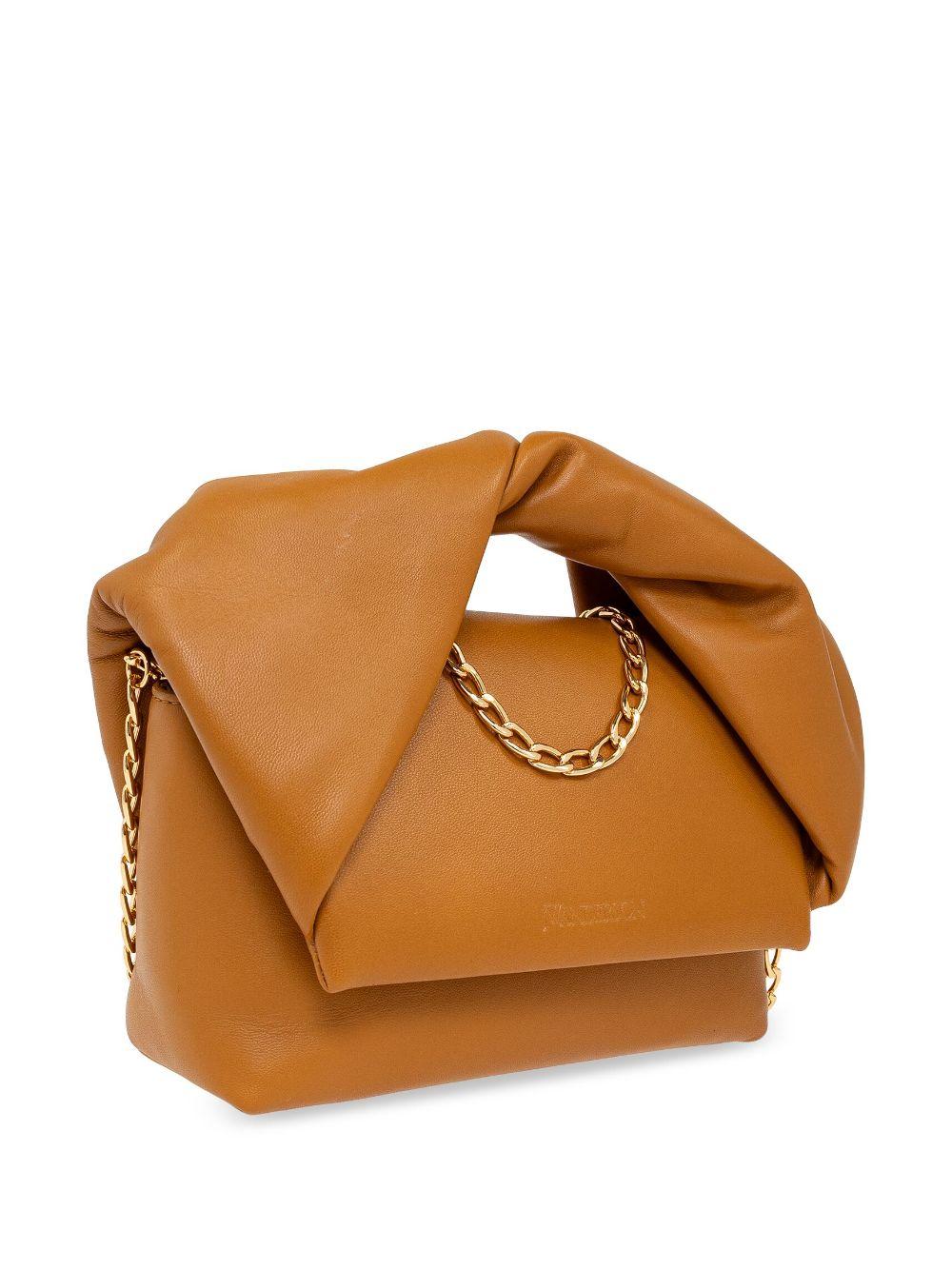 Small Twister leather tote bag HB0643 LA0088604 JW ANDERSON